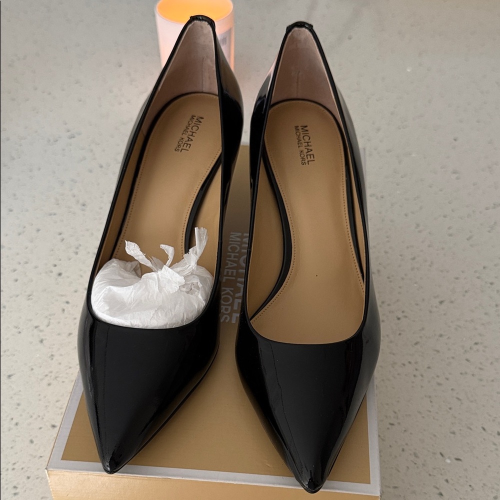 Michael Kors Black Patent Heels